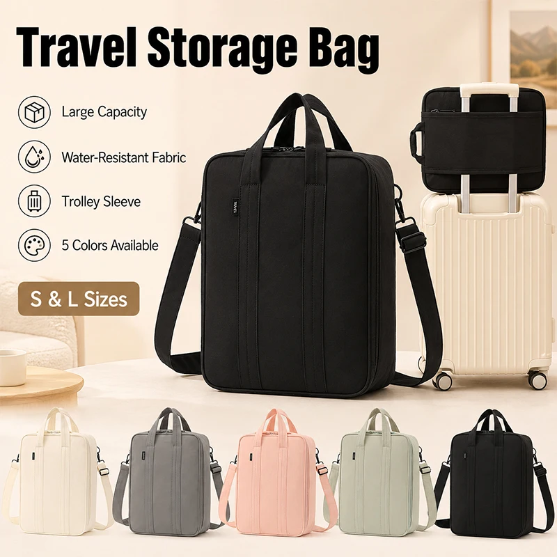 Large Capacity Travel Clothes Organizer Bag Portable Handheld Luggage Storage for Suitcase Weekend Short Trip
Large Capacity Travel Clothes Organizer Bag Portable Handheld Luggage Storage for Suitcase Weekend Short Trip
