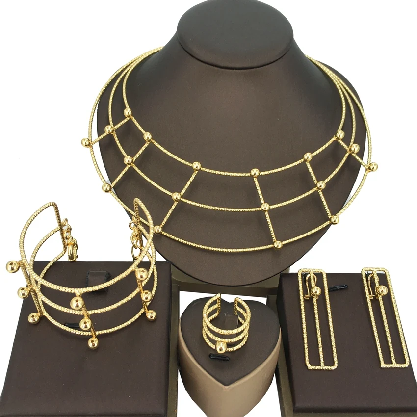 Yuminglai Dubai Jewelry Set 18 k Gold Plated Jewelry Brazilian gold Plated jewelry Italian Gold Plated Jewelry Set FHK14192
Yuminglai Dubai Jewelry Set 18 k Gold Plated Jewelry Brazilian gold Plated jewelry Italian Gold Plated Jewelry Set FHK14192