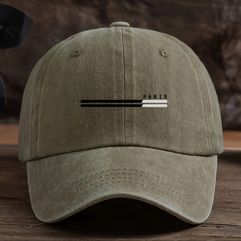 Men' Paris Letter Print Baseball Cap with Paris-Themed '' & '' Letters - Adjustable Curved Brim Hat, Breathable Textile Fabric S
Men' Paris Letter Print Baseball Cap with Paris-Themed '' & '' Letters - Adjustable Curved Brim Hat, Breathable Textile Fabric S
