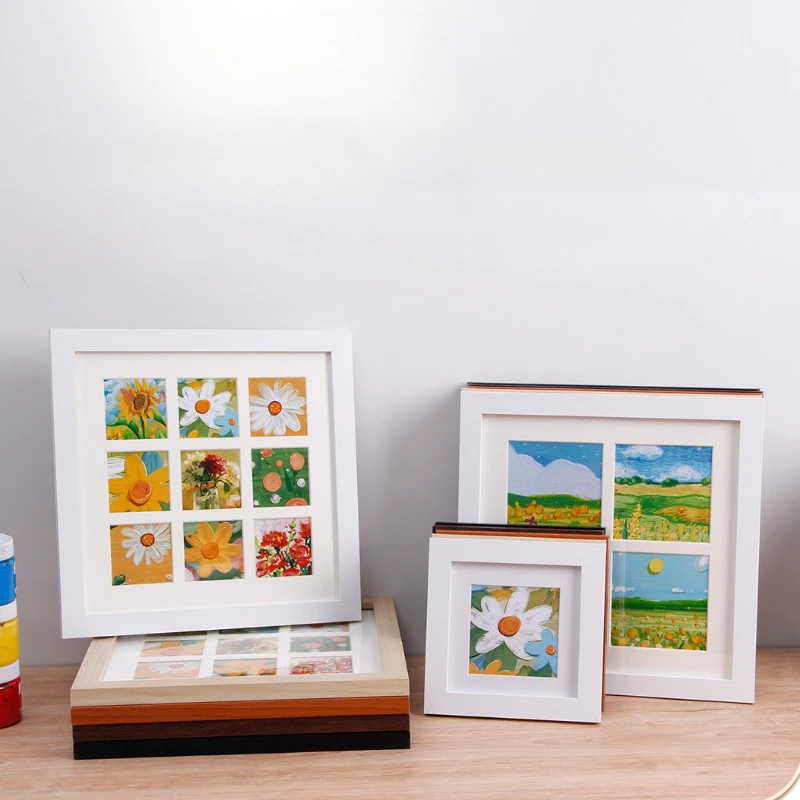 New Wood Photo Frame,Home Decor,Gift,Children's Handmade Painting Picture Frames,Nine-grid Puzzle Four-grid Square Picture Frame
New Wood Photo Frame,Home Decor,Gift,Children's Handmade Painting Picture Frames,Nine-grid Puzzle Four-grid Square Picture Frame