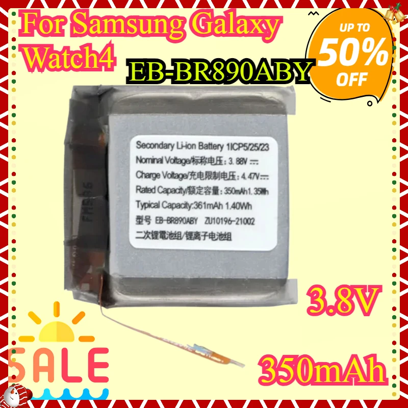 New Replacement Battery EB-BR860ABY EB-BR870ABY EB-BR880ABY EB-BR890ABY For Samsung Galaxy Watch4 Galaxy Watch4 Classic Battery
New Replacement Battery EB-BR860ABY EB-BR870ABY EB-BR880ABY EB-BR890ABY For Samsung Galaxy Watch4 Galaxy Watch4 Classic Battery