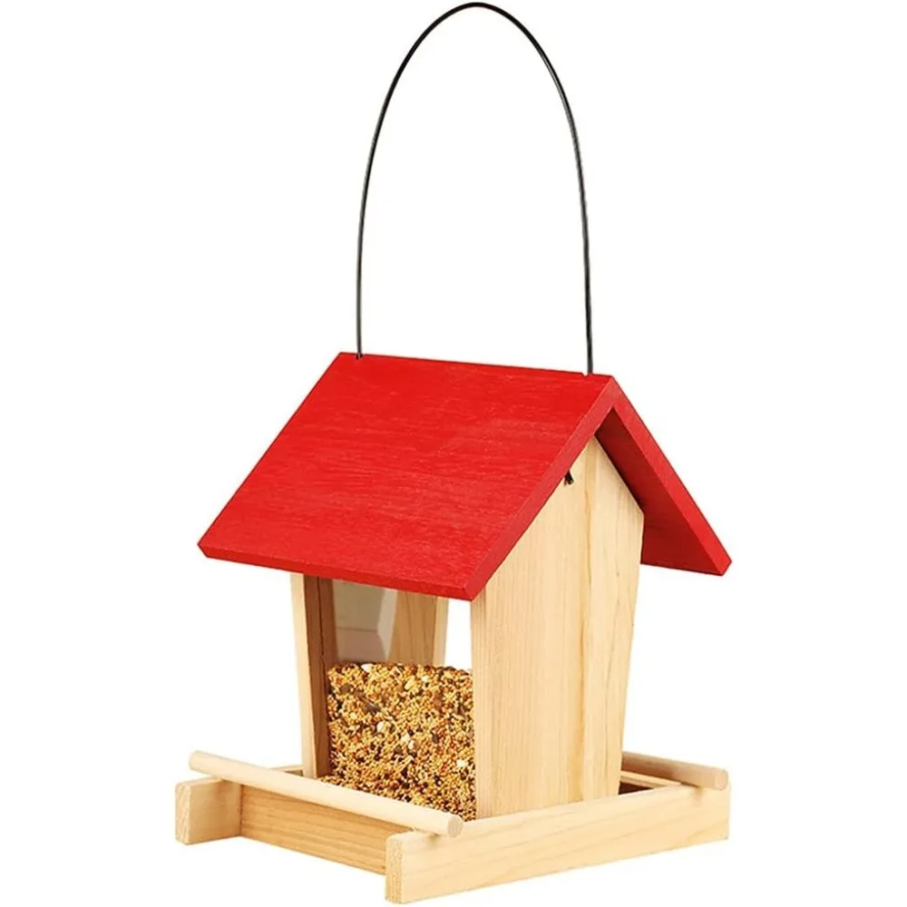 Bird Feeder Hanging for Garden Yard Decoration Hanging Wild Bird Feeder Outdoor Container with Hang Rope Feeding House
Bird Feeder Hanging for Garden Yard Decoration Hanging Wild Bird Feeder Outdoor Container with Hang Rope Feeding House