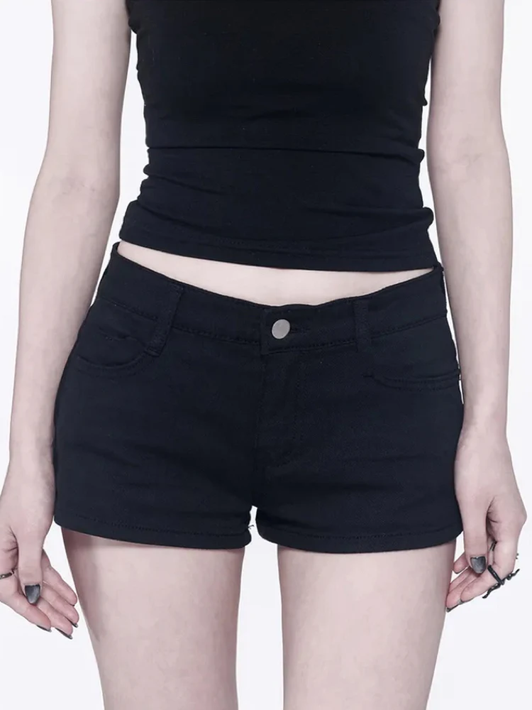 Low Waist Bla Denim orts Women's Summer Bodycon Elastic Spicy American Sle Painted Denim Fabric Casual Wide Leg Pants
Low Waist Bla Denim orts Women's Summer Bodycon Elastic Spicy American Sle Painted Denim Fabric Casual Wide Leg Pants