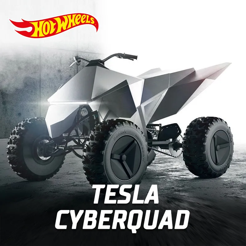 Игрушечная машинка Hot Wheels, модель Tesla Cyberquad, игрушки для мальчиков
Игрушечная машинка Hot Wheels, модель Tesla Cyberquad, игрушки для мальчиков