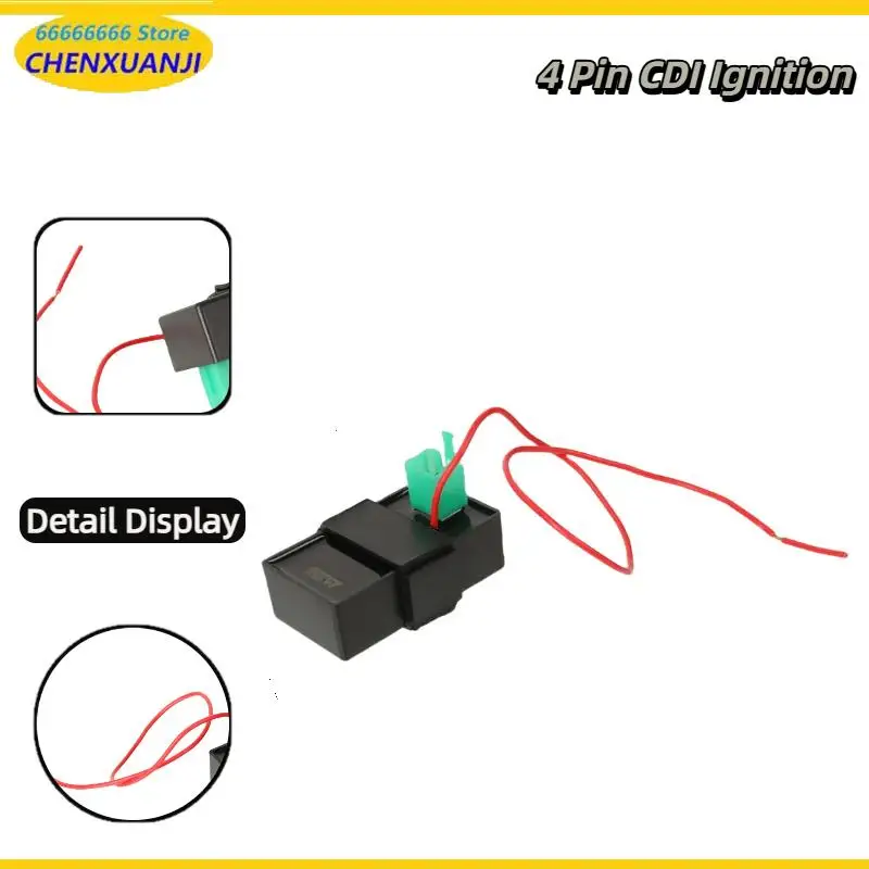 Motorcycle GY6 Igniter 4 Pin CDI Ignition Box – Compatible with 50cc to 250cc Scooters & ATVs
Motorcycle GY6 Igniter 4 Pin CDI Ignition Box – Compatible with 50cc to 250cc Scooters & ATVs