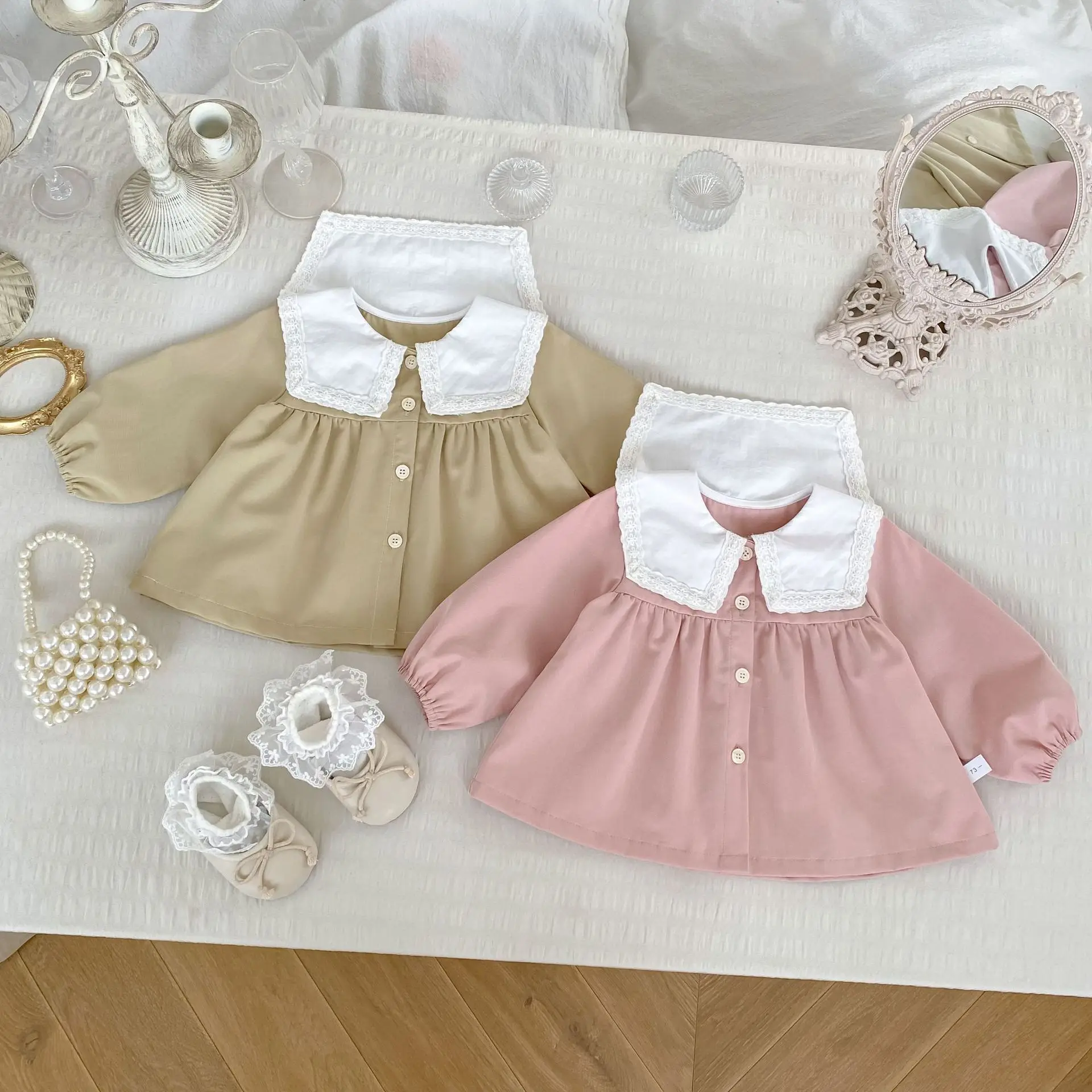 2026 Spring New Girls Long Sleeve Coat Preppy Style Baby Girl Simple Versatile Cardigan Tops Children Lapel Cotton Clothes
2026 Spring New Girls Long Sleeve Coat Preppy Style Baby Girl Simple Versatile Cardigan Tops Children Lapel Cotton Clothes