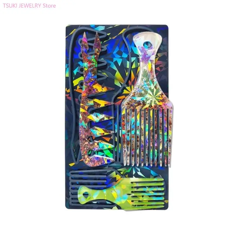 62KE Soft Pet Hair Comb Silicone Mold Rainbow Effect Pet Grooming Tool Mold DIY Art
62KE Soft Pet Hair Comb Silicone Mold Rainbow Effect Pet Grooming Tool Mold DIY Art