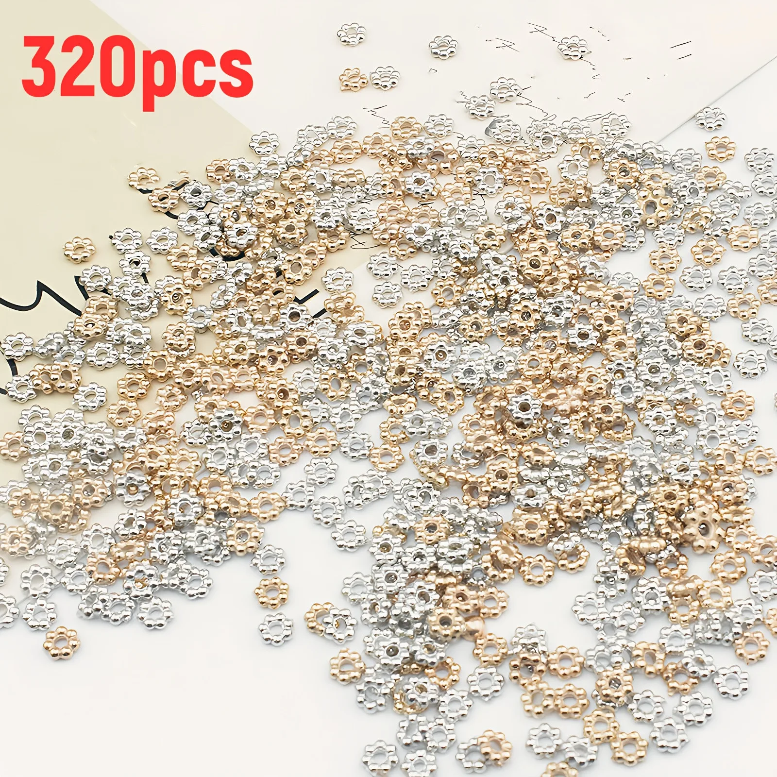 320 шт. 6 мм бусины-разделители в форме снежинки, для изготовления ювелирных изделий своими руками, браслет, ожерелье, брелок, аксессуары, материалы ручной работы
320 шт. 6 мм бусины-разделители в форме снежинки, для изготовления ювелирных изделий своими руками, браслет, ожерелье, брелок, аксессуары, материалы ручной работы