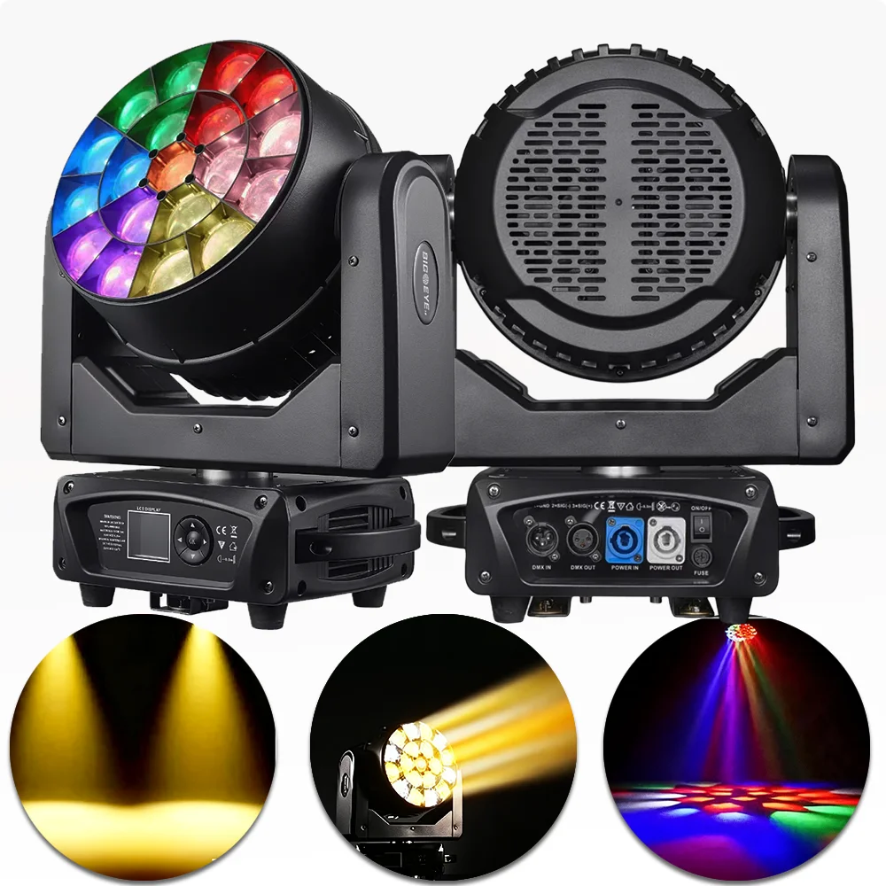 19X15W RGBW LED Bee Eye Point Control Zoom Moving head light with CTO wash DMX512 control for DJ Disco Party wedding club bar
19X15W RGBW LED Bee Eye Point Control Zoom Moving head light with CTO wash DMX512 control for DJ Disco Party wedding club bar