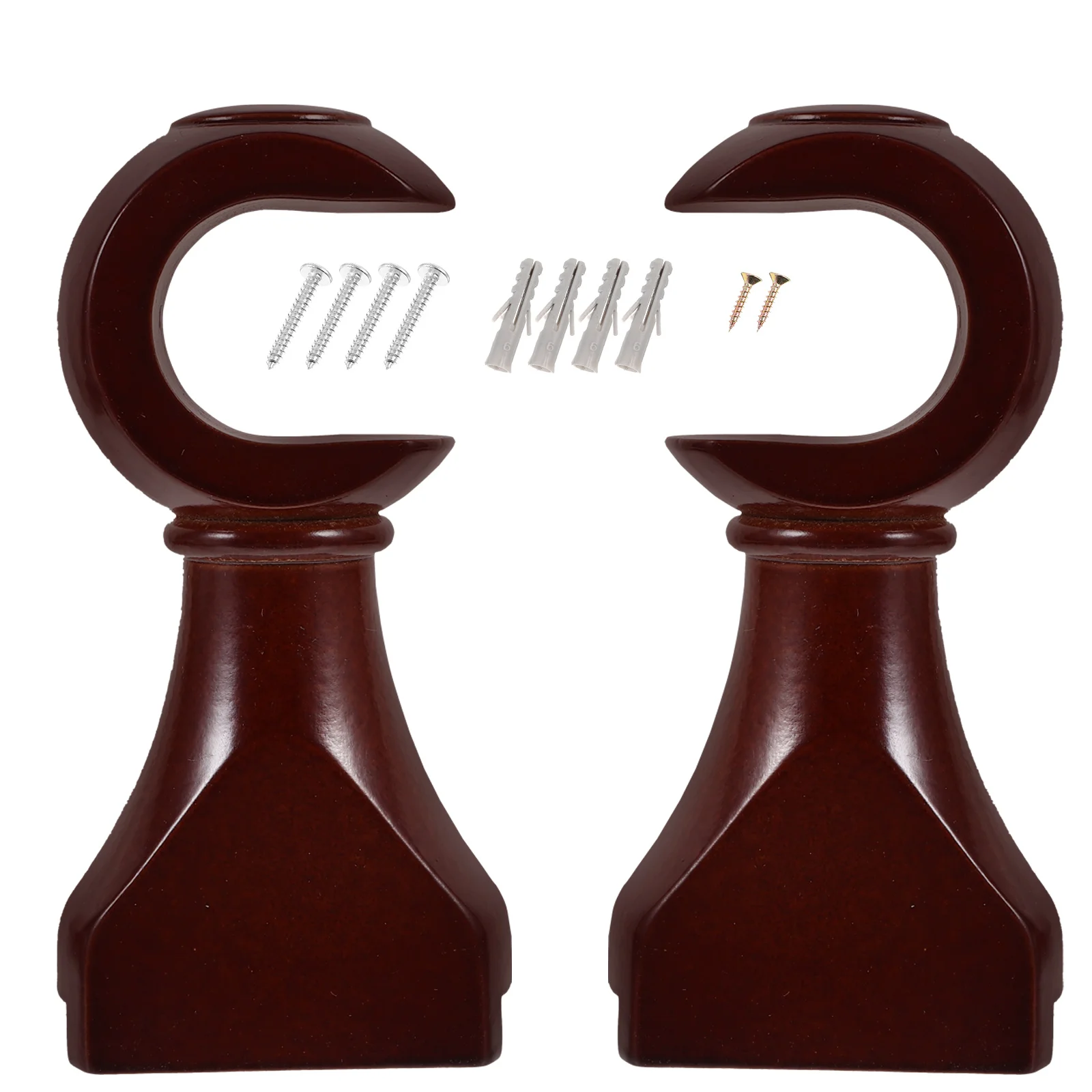 2 Pcs Curtain Rod Tray Holder Wood Hook Venetian Replacement Hooks Brackets Wooden Support Rods
2 Pcs Curtain Rod Tray Holder Wood Hook Venetian Replacement Hooks Brackets Wooden Support Rods
