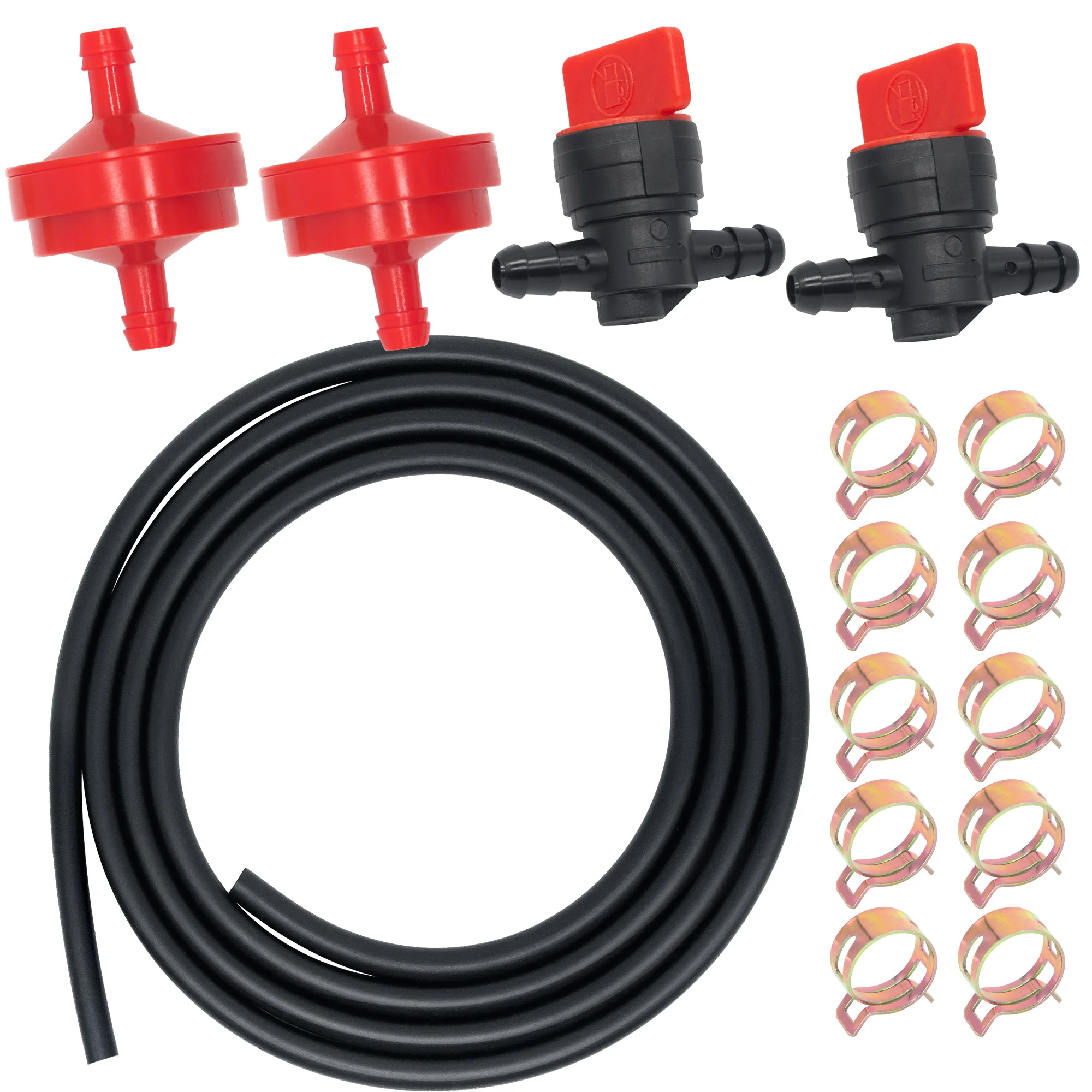 15pcs Universal Auto Fuel Parts Set: Includes Valve, Fuel Filter, Hose Clamp, and Vacuum Soft Tubing
15pcs Universal Auto Fuel Parts Set: Includes Valve, Fuel Filter, Hose Clamp, and Vacuum Soft Tubing