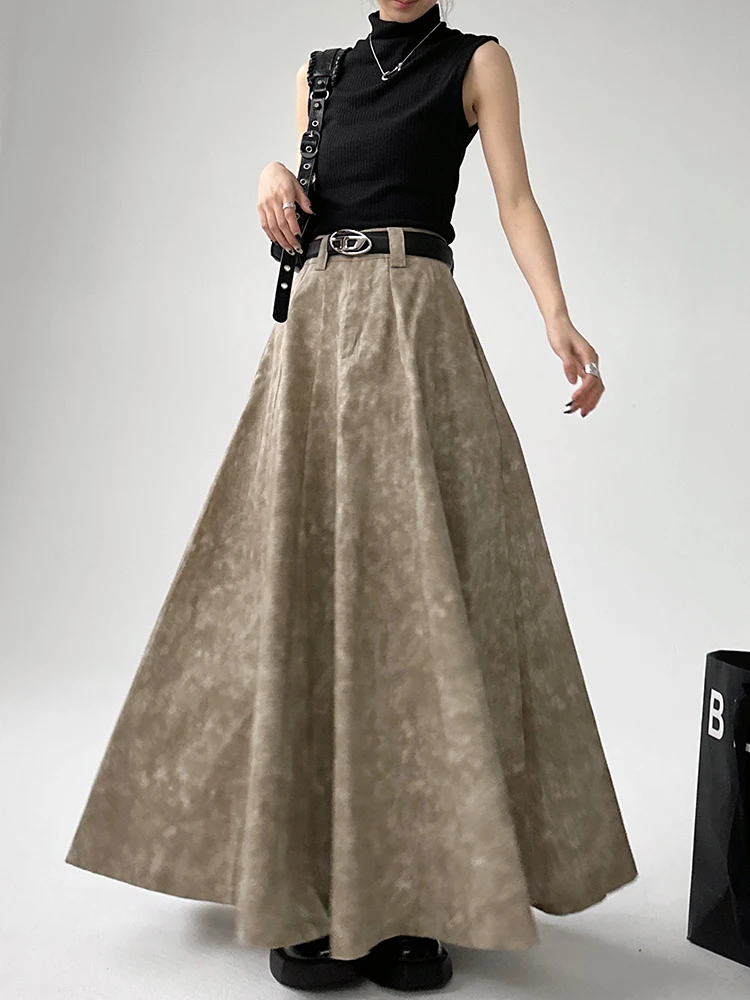 Ele High Waist A-Line Skirt Women's Spring Autumn 2025 New Sle Pleated Midi Skirt Slimming Ele Big Swing Skirt
Ele High Waist A-Line Skirt Women's Spring Autumn 2025 New Sle Pleated Midi Skirt Slimming Ele Big Swing Skirt