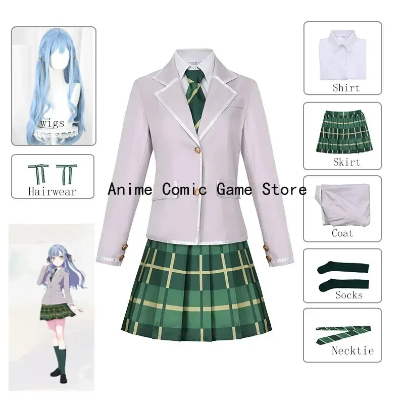 Togawa Sakiko Cosplay Costume Wig Anime BanG Dream! Mygo Cosplay Jk School Uniform Helloween Party for Women
Togawa Sakiko Cosplay Costume Wig Anime BanG Dream! Mygo Cosplay Jk School Uniform Helloween Party for Women