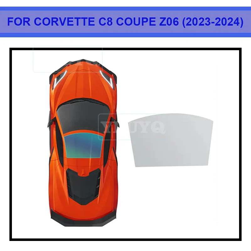 For Corvette C8 Coupe Z06 2023 2024 TPU Ice Armor Pre-Cut Car Sunroof Protection Film Heat Insulation Car PPF Accessories
For Corvette C8 Coupe Z06 2023 2024 TPU Ice Armor Pre-Cut Car Sunroof Protection Film Heat Insulation Car PPF Accessories