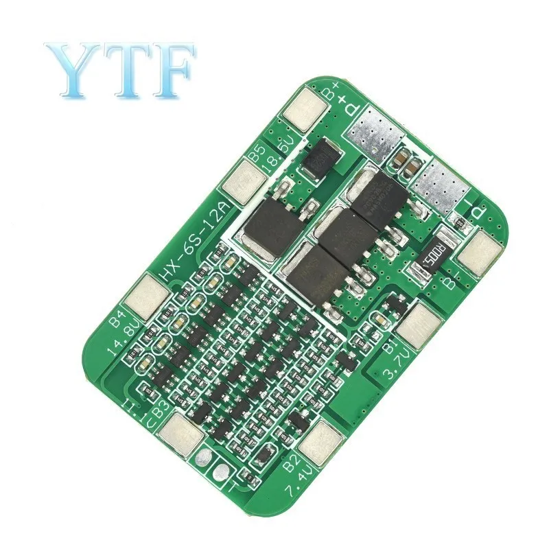 6S 15A 24V PCB плата защиты BMS 22,2 V/25,2 V 18650/2700 Защитная плата баланса литий-ионной батареи
6S 15A 24V PCB плата защиты BMS 22,2 V/25,2 V 18650/2700 Защитная плата баланса литий-ионной батареи