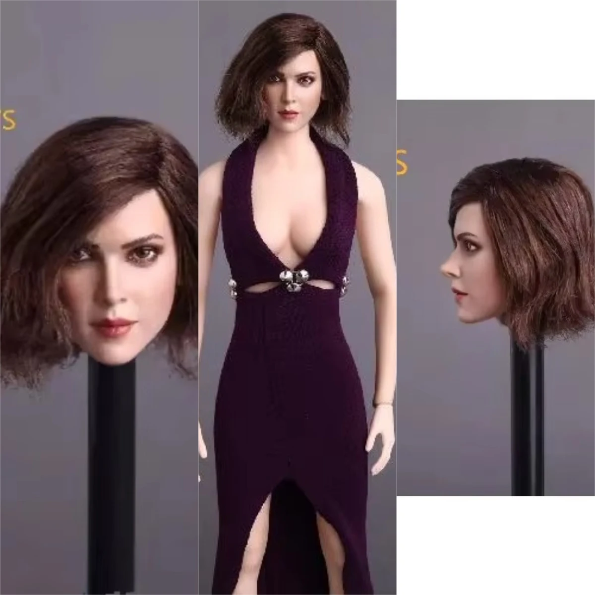 1/6 Scale Female Soldier Head Sculpt Short HairEuropean American Beauty Head Carving for 12" Suntan Figure PH GACTOYS GC004
1/6 Scale Female Soldier Head Sculpt Short HairEuropean American Beauty Head Carving for 12" Suntan Figure PH GACTOYS GC004