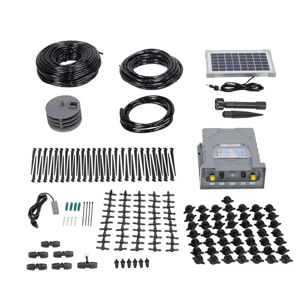Automatic Drip Irrigation System with 50 Drippers for Balcony or Greenhouse Garden Beds
Automatic Drip Irrigation System with 50 Drippers for Balcony or Greenhouse Garden Beds