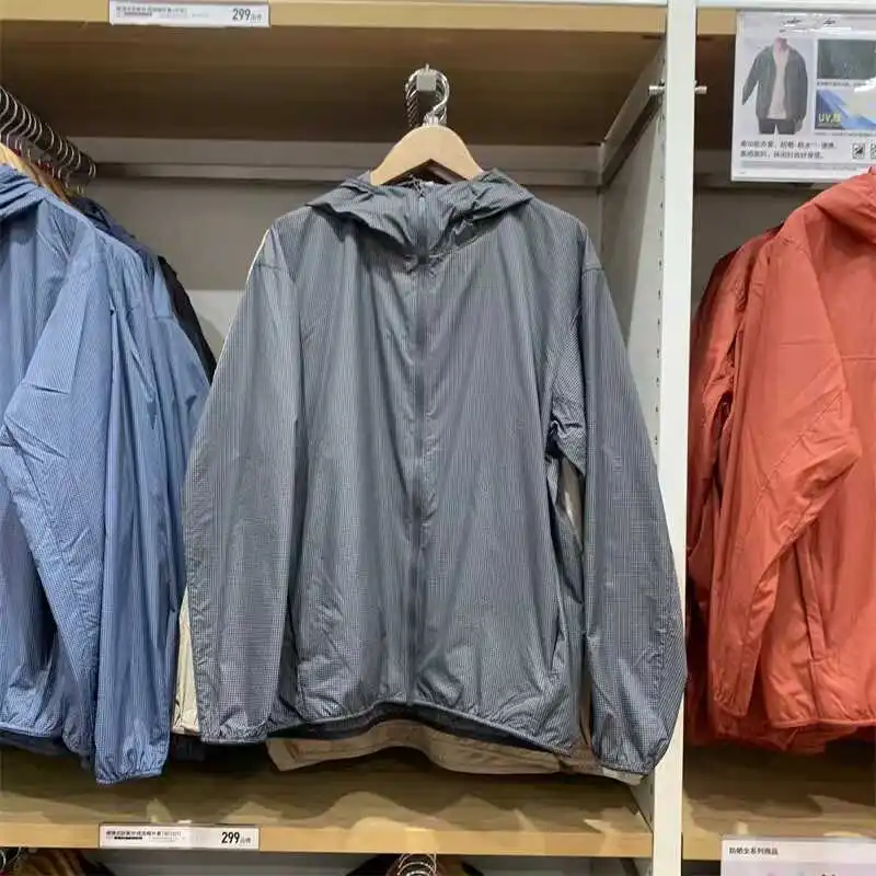 Portable UV Protection Hat Jaet ex Summer Lightweight Long Sve Zipper Closure Youth Faion Anti-Uv Outerwear Coat
Portable UV Protection Hat Jaet ex Summer Lightweight Long Sve Zipper Closure Youth Faion Anti-Uv Outerwear Coat