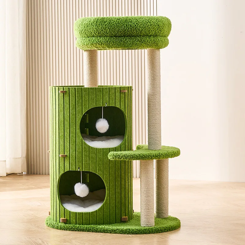 Cat climbing frame, winter warm cat litter, cat tree integrated household small apartment does not occupy
Cat climbing frame, winter warm cat litter, cat tree integrated household small apartment does not occupy