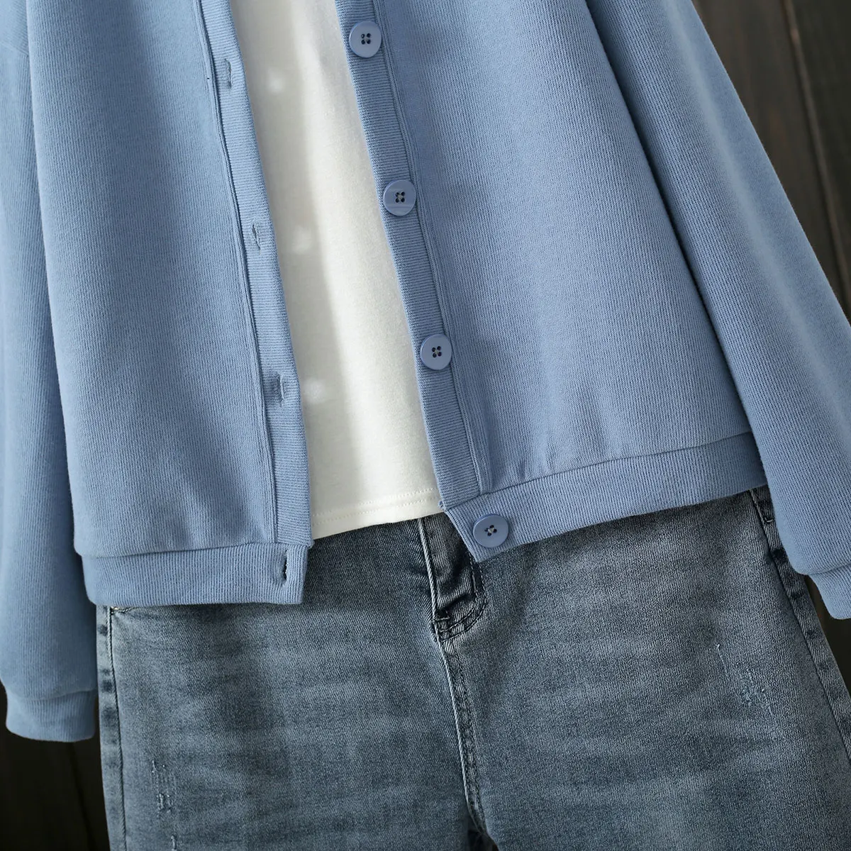Loose Batwing Sve ort Jaet Women's Faionable Pure Color Stand Collar Single Button Cotton Coat for Autumn
Loose Batwing Sve ort Jaet Women's Faionable Pure Color Stand Collar Single Button Cotton Coat for Autumn