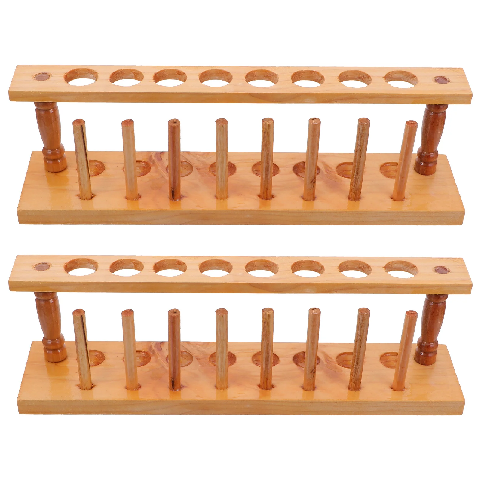 2 Pcs Test Tube Rack Exquisite Craftsmanship Space-saving Wooden Holder Shelf Premium Material Storage for Good
2 Pcs Test Tube Rack Exquisite Craftsmanship Space-saving Wooden Holder Shelf Premium Material Storage for Good