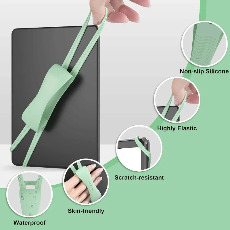 Soft Silicone Hand Strap for Kindle Tablets Comfortable Lightweight Finger Grip Holder High Elasticity Straps for Kobo E-Book
Soft Silicone Hand Strap for Kindle Tablets Comfortable Lightweight Finger Grip Holder High Elasticity Straps for Kobo E-Book