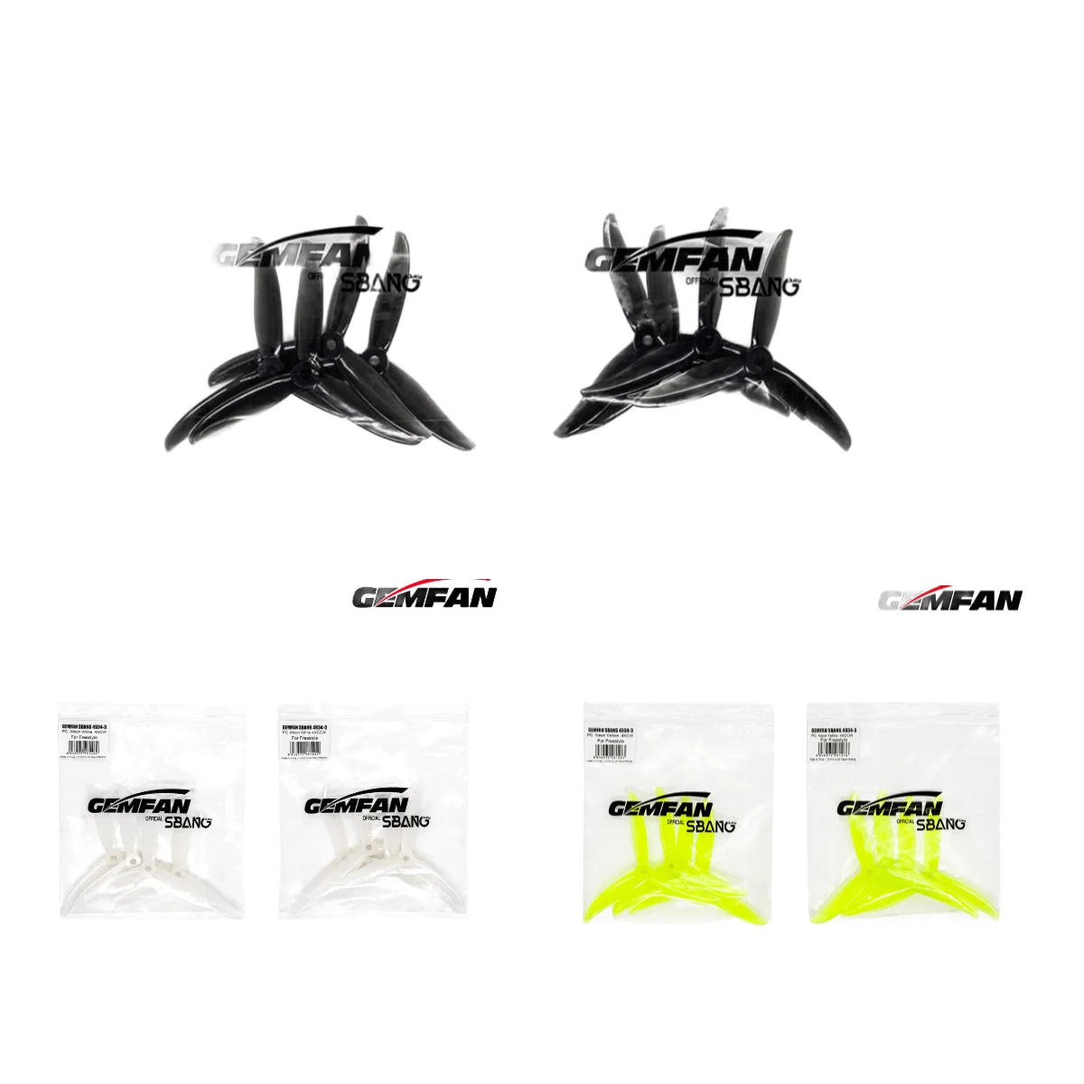 8 шт./4 пары пропеллеров Gemfan SBANG 4934 4.9X3.4X3 3-лопастные из поликарбоната CW/CCW для FPV дронов 5 дюймов, для самостоятельной сборки (DIY) Juicy Sbang
8 шт./4 пары пропеллеров Gemfan SBANG 4934 4.9X3.4X3 3-лопастные из поликарбоната CW/CCW для FPV дронов 5 дюймов, для самостоятельной сборки (DIY) Juicy Sbang