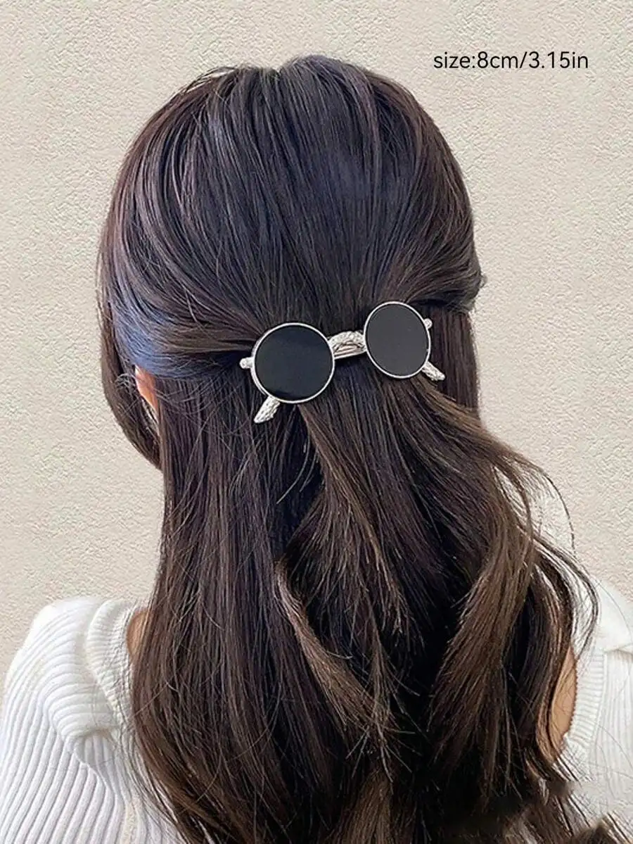 Sunglasses Shape Hairpin Women Hair Clip Decorative Hair Accessory
Sunglasses Shape Hairpin Women Hair Clip Decorative Hair Accessory