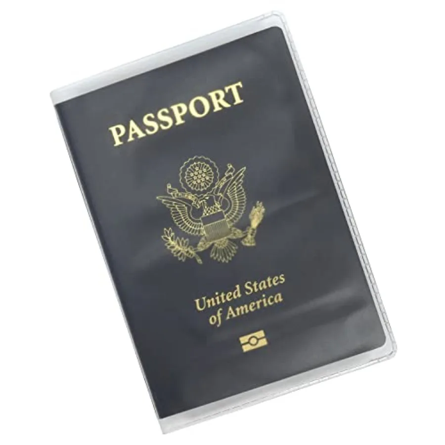Passport Cover Plastic Passport Protector Vinyl ID Card Protector Case Holder Travel Pack of 6
Passport Cover Plastic Passport Protector Vinyl ID Card Protector Case Holder Travel Pack of 6