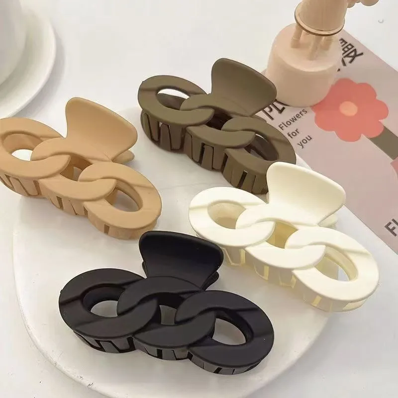 4PCS Grab Clip Hair Accessories Hair Clip Black Coffee Brwon White Color Suitable for Laides and Girl
4PCS Grab Clip Hair Accessories Hair Clip Black Coffee Brwon White Color Suitable for Laides and Girl
