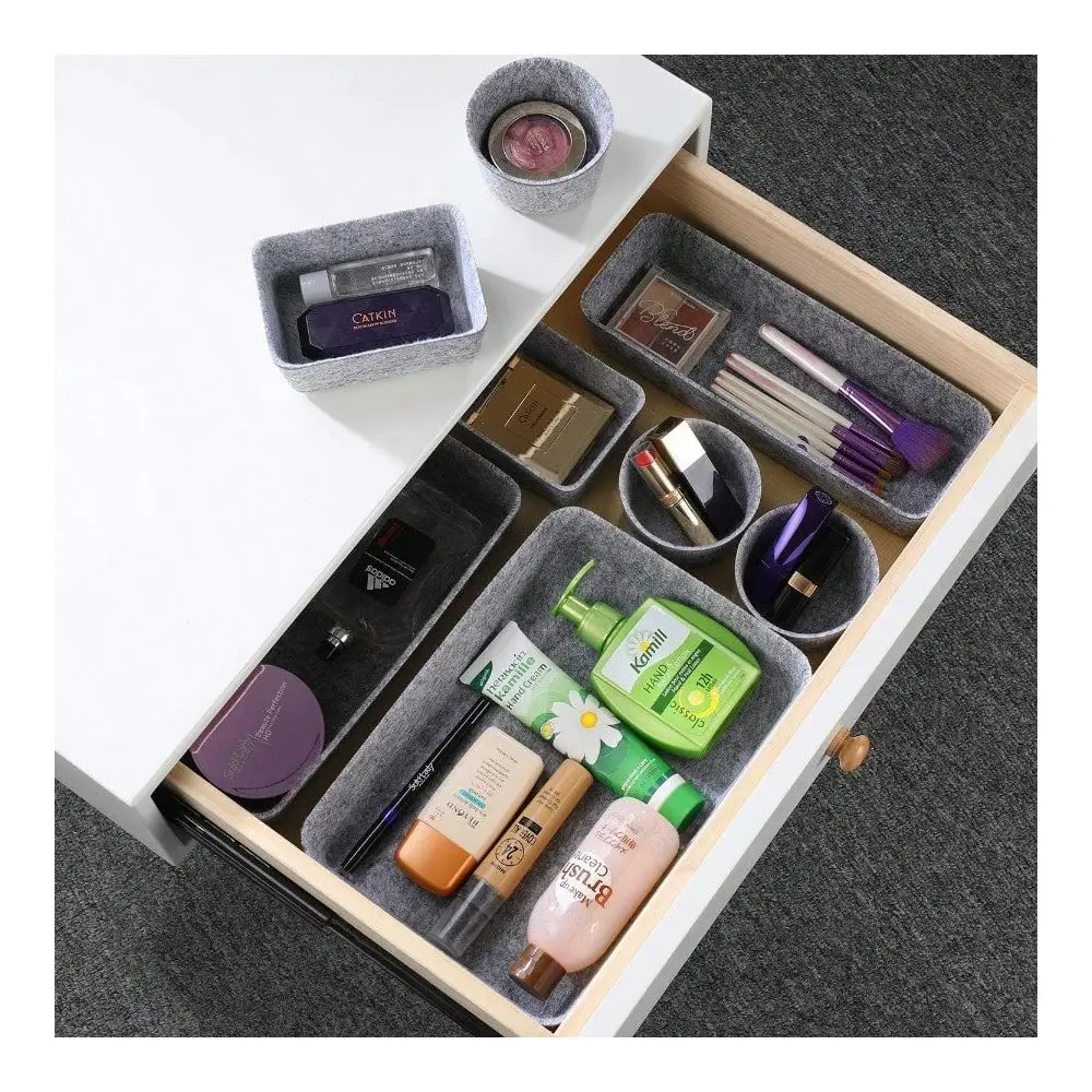 8Piece Desk Drawer Organizer Trays Felt Shallow Bin For Pens Notes Jewlery Watches Home Office Dorm Minimalist Living Gift Solu
8Piece Desk Drawer Organizer Trays Felt Shallow Bin For Pens Notes Jewlery Watches Home Office Dorm Minimalist Living Gift Solu