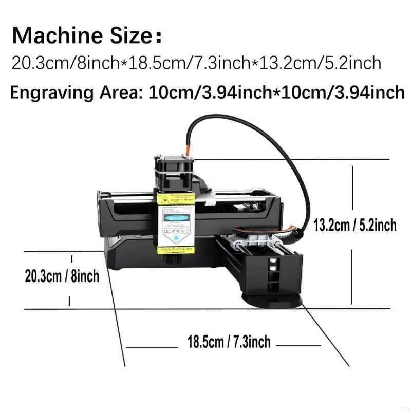 20CB USB Bluetooth-compatible Lasers Engraver Machine 0.5W Lasers Engraving Machine
20CB USB Bluetooth-compatible Lasers Engraver Machine 0.5W Lasers Engraving Machine
