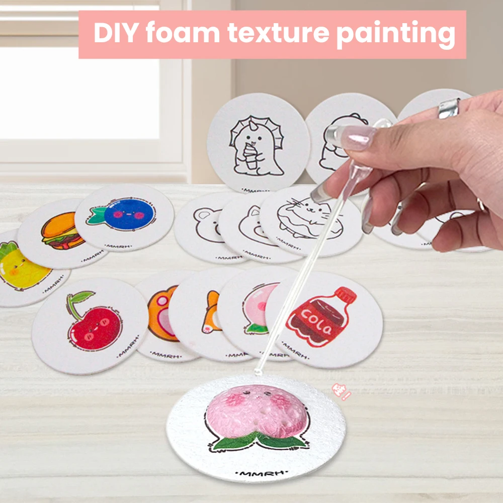 10pcs Foam Texture Painting New Handmade DIY Pinch Toys Painting For Children Mark Pen Watercolor 3D Painting Wood Pulp Paper
10pcs Foam Texture Painting New Handmade DIY Pinch Toys Painting For Children Mark Pen Watercolor 3D Painting Wood Pulp Paper