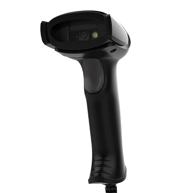 Hot Selling 2D Wired Handheld Laser Barcode Scanner Portable Code Bar Reader for Supermarket Use