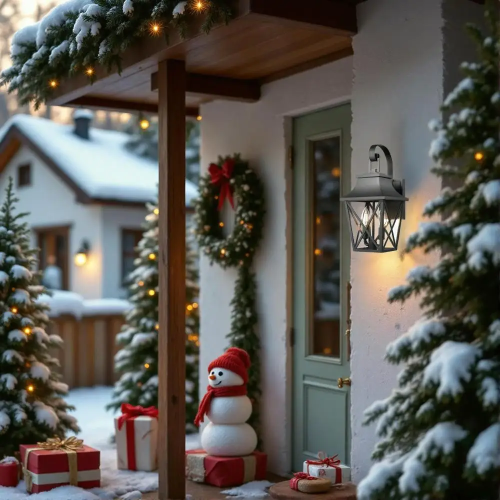 Black Outdoor Wall Lantern 2-Light, Large Outside Modern Wall Sconce Light Fixture, Industrial Porch Light Wall Mount (2 Pack)
Black Outdoor Wall Lantern 2-Light, Large Outside Modern Wall Sconce Light Fixture, Industrial Porch Light Wall Mount (2 Pack)