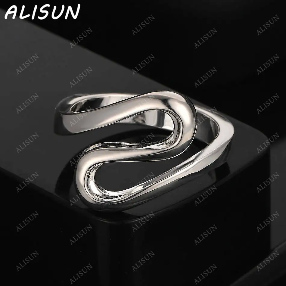ALISUN 925 Sterling Silver Irregular Lines Fine Ring For Men Fashion Jewelry Charm Grace Wedding Engagement Accessories
ALISUN 925 Sterling Silver Irregular Lines Fine Ring For Men Fashion Jewelry Charm Grace Wedding Engagement Accessories
