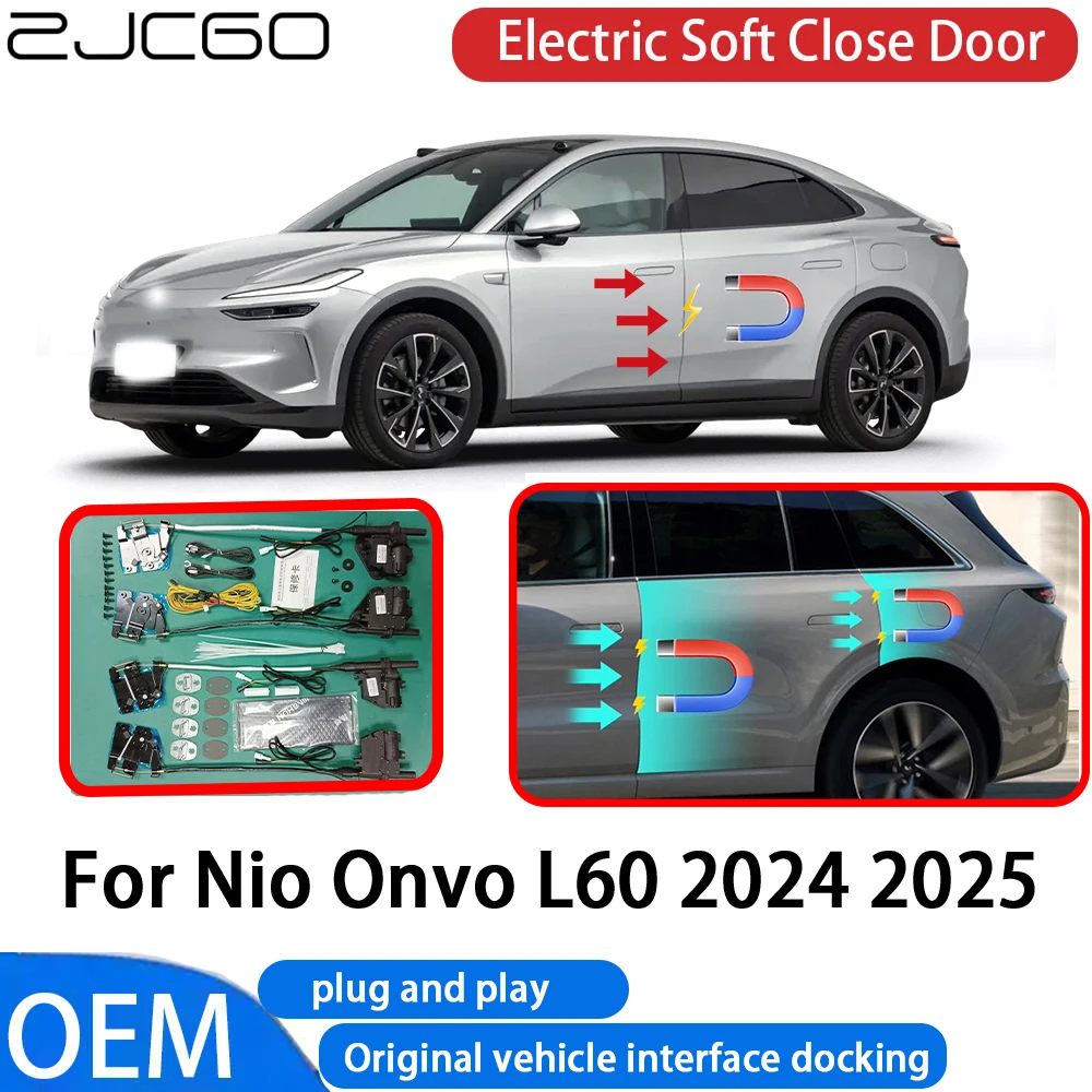 ZJCGO for Nio Onvo L60 2024 2025 Car Automatic Electric Soft Close Door Closer System OEM Plug and Play Comfort Closing
ZJCGO for Nio Onvo L60 2024 2025 Car Automatic Electric Soft Close Door Closer System OEM Plug and Play Comfort Closing