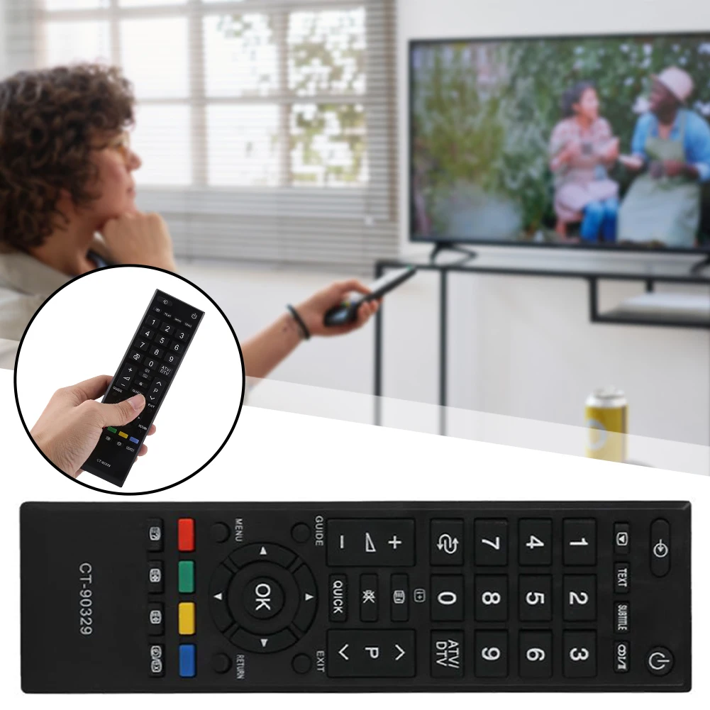 Universal Toshiba-compatible TV Remote Control Highly Sensitive Remote Controller Replacement For Home Room
Universal Toshiba-compatible TV Remote Control Highly Sensitive Remote Controller Replacement For Home Room