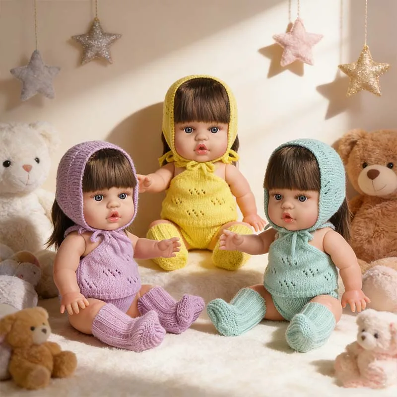 34cm Reborn Baby Doll Lovely Realistic Bebe Reborn Doll 13.39inch Full Body Soft Vinyl Reborn Doll Toy Kid Birthday Gifts Toys
34cm Reborn Baby Doll Lovely Realistic Bebe Reborn Doll 13.39inch Full Body Soft Vinyl Reborn Doll Toy Kid Birthday Gifts Toys