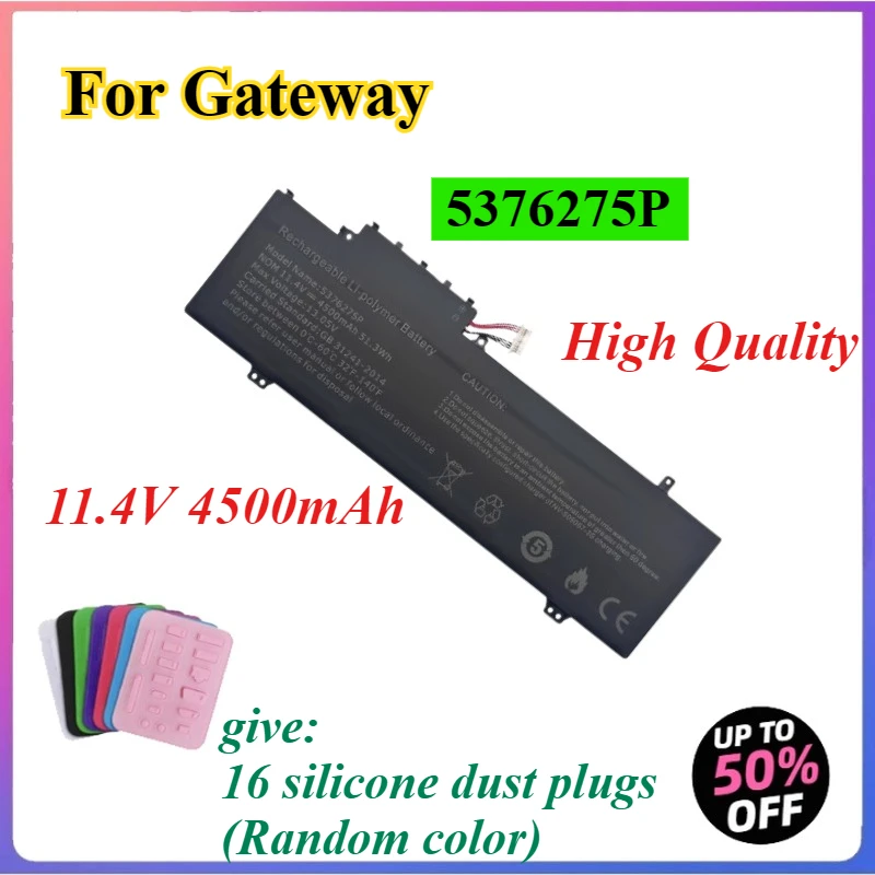 5376275P NV-509067-3S U559068PV-3S1P Battery For Gateway GWTN156-5BL GWTN156-7BK 7BL 7GR 7PR GWTN141-10BK 10GR GWTN141-2BL 2BK
5376275P NV-509067-3S U559068PV-3S1P Battery For Gateway GWTN156-5BL GWTN156-7BK 7BL 7GR 7PR GWTN141-10BK 10GR GWTN141-2BL 2BK