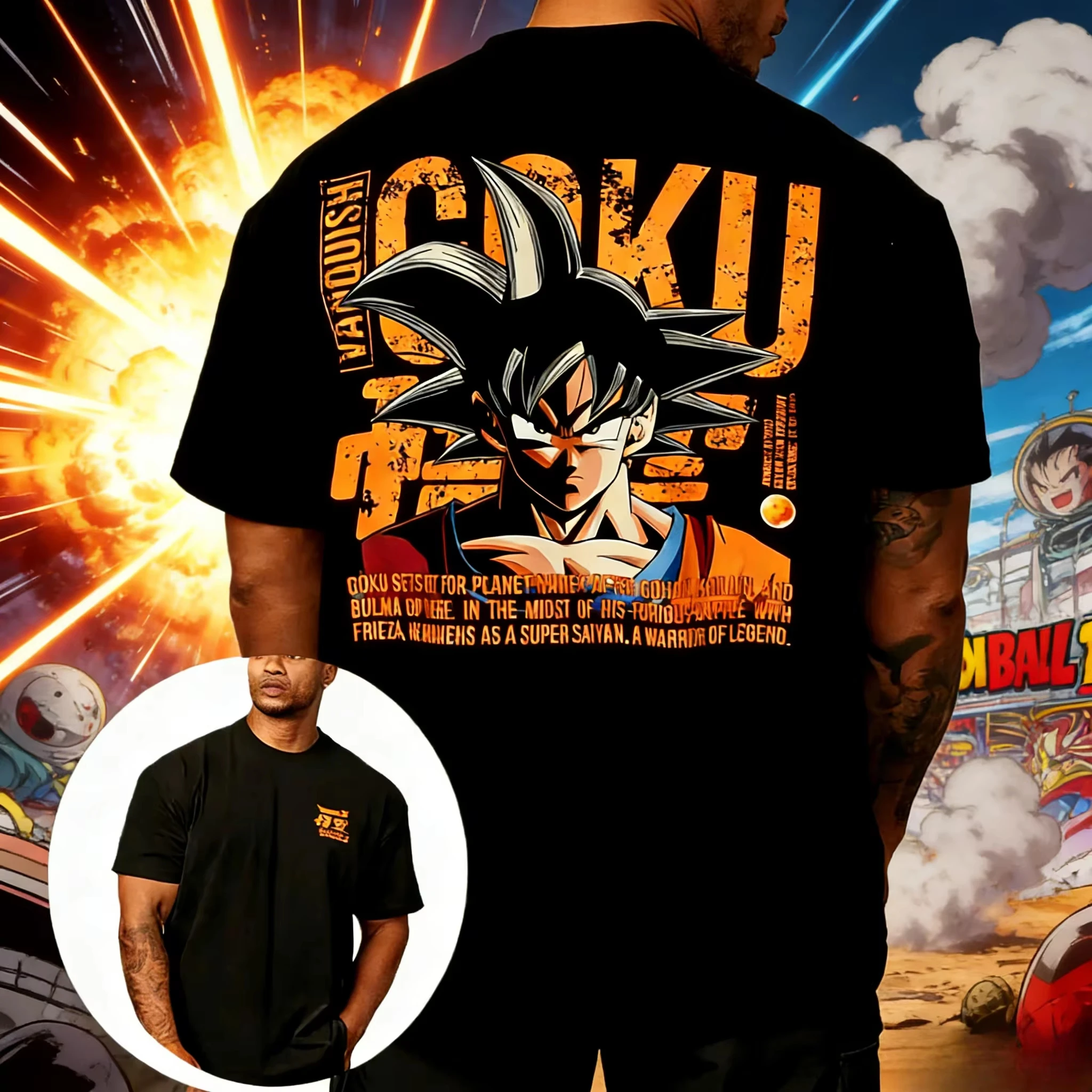 Dragon Ball 2026 New Hot Summer Son Goku Vintage Anime T-shirt Men's Pure Cotton Washed Tees Casual Loose Sports Daily
Dragon Ball 2026 New Hot Summer Son Goku Vintage Anime T-shirt Men's Pure Cotton Washed Tees Casual Loose Sports Daily