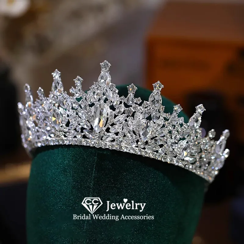 CC Bridal Crown Women Hair Accessories Engagement Crystal Coronets Wedding Tiaras Water Drop Shape Headbands Diadems Gift AN333
CC Bridal Crown Women Hair Accessories Engagement Crystal Coronets Wedding Tiaras Water Drop Shape Headbands Diadems Gift AN333