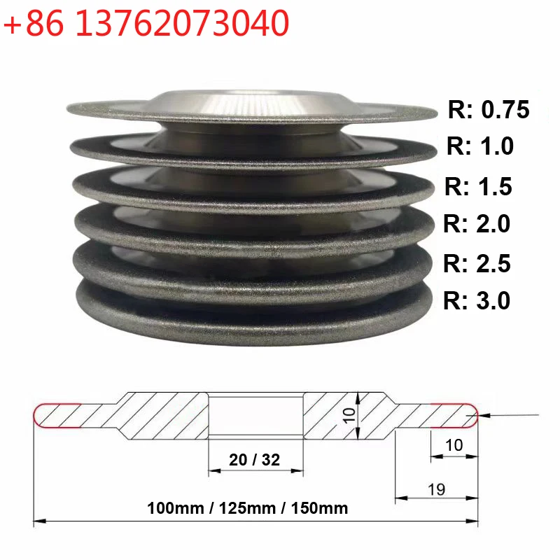 Diamond Arc SDC Grinding Wheel for Steel Glass Ceramics R-arc Alloy Grinding Wheel 100mm 125mm 150mm
Diamond Arc SDC Grinding Wheel for Steel Glass Ceramics R-arc Alloy Grinding Wheel 100mm 125mm 150mm