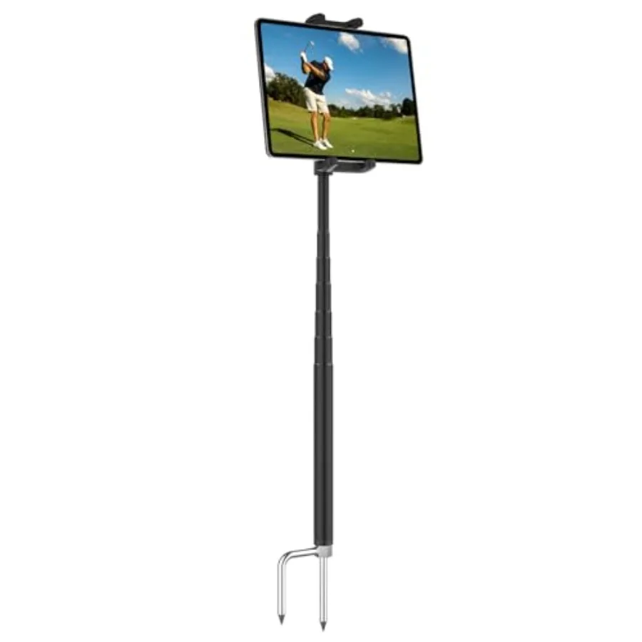 Golf Monopod Stick Tablet Holder for 4-13 iPad Phone Adjustable Selfie Stick 12.9-55 Golf Swing Analyzer Tripod Stand in Black
Golf Monopod Stick Tablet Holder for 4-13 iPad Phone Adjustable Selfie Stick 12.9-55 Golf Swing Analyzer Tripod Stand in Black