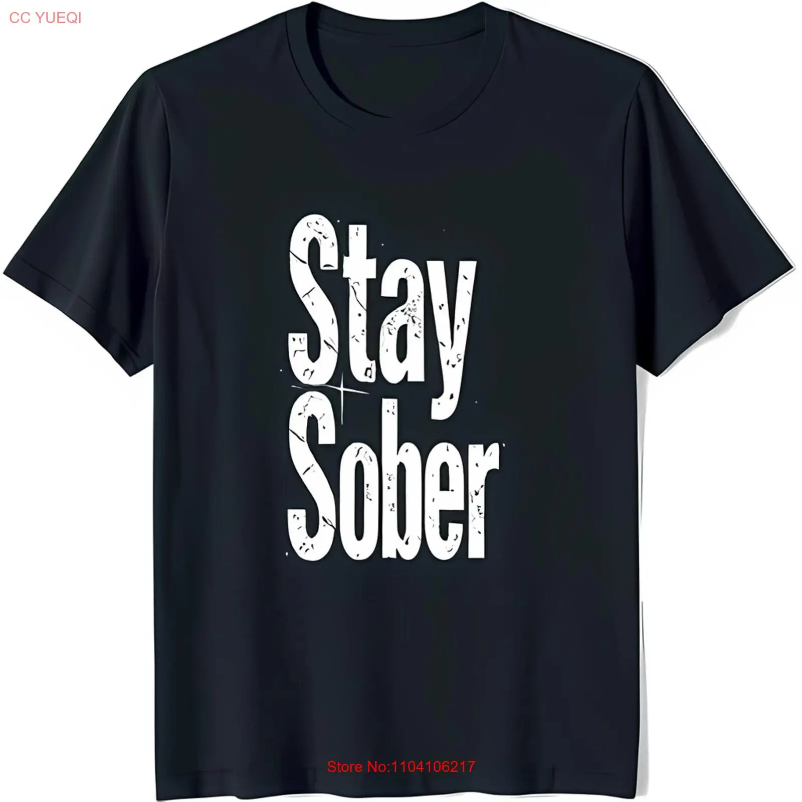 Stay Sober Black T-Shirt with White Graphic Soft & Comfortable
Stay Sober Black T-Shirt with White Graphic Soft & Comfortable