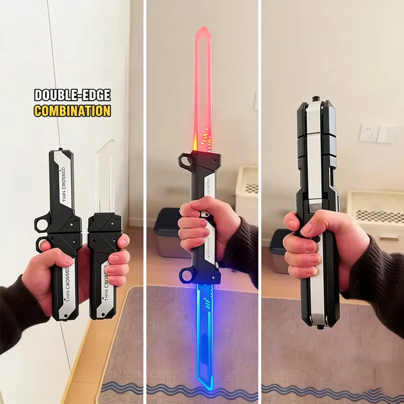 New Lightsaber Sword Toy Light Sword Games for Children Adult Double-Bladed Luminous Toy for Boys Kids Interactive Cosplay
New Lightsaber Sword Toy Light Sword Games for Children Adult Double-Bladed Luminous Toy for Boys Kids Interactive Cosplay