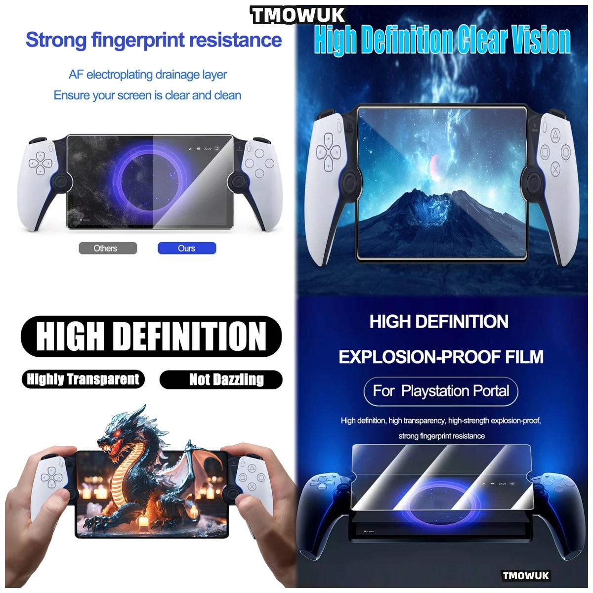 Super Thin Yet Tough Screen Guard For Sony PlayStation Portable PS5, Lightweight Design
Super Thin Yet Tough Screen Guard For Sony PlayStation Portable PS5, Lightweight Design