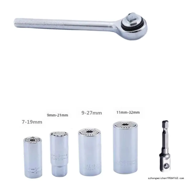 28GF Screwdriver Wrench Adapter Torque Wrench 7-19mm Socket Head Sleeve Hand Sleeve
28GF Screwdriver Wrench Adapter Torque Wrench 7-19mm Socket Head Sleeve Hand Sleeve