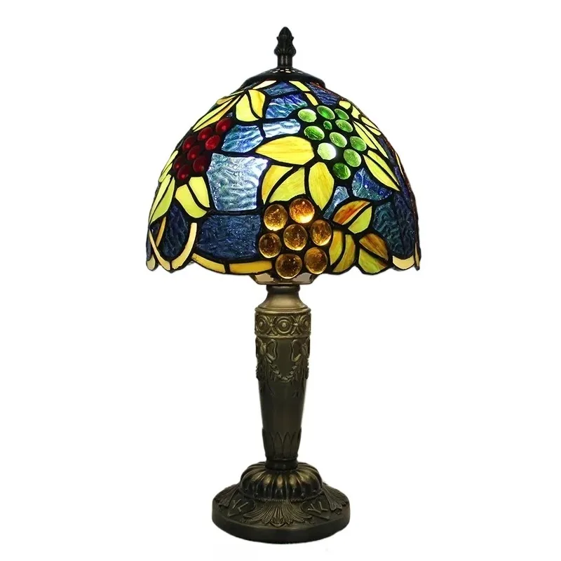 8inch 20cm Tiffany 3 Color Grapes Lampshade Vintage Desk Lamps Accent Small Table Lamp for Bedroom Bedside Home Decor Light
8inch 20cm Tiffany 3 Color Grapes Lampshade Vintage Desk Lamps Accent Small Table Lamp for Bedroom Bedside Home Decor Light