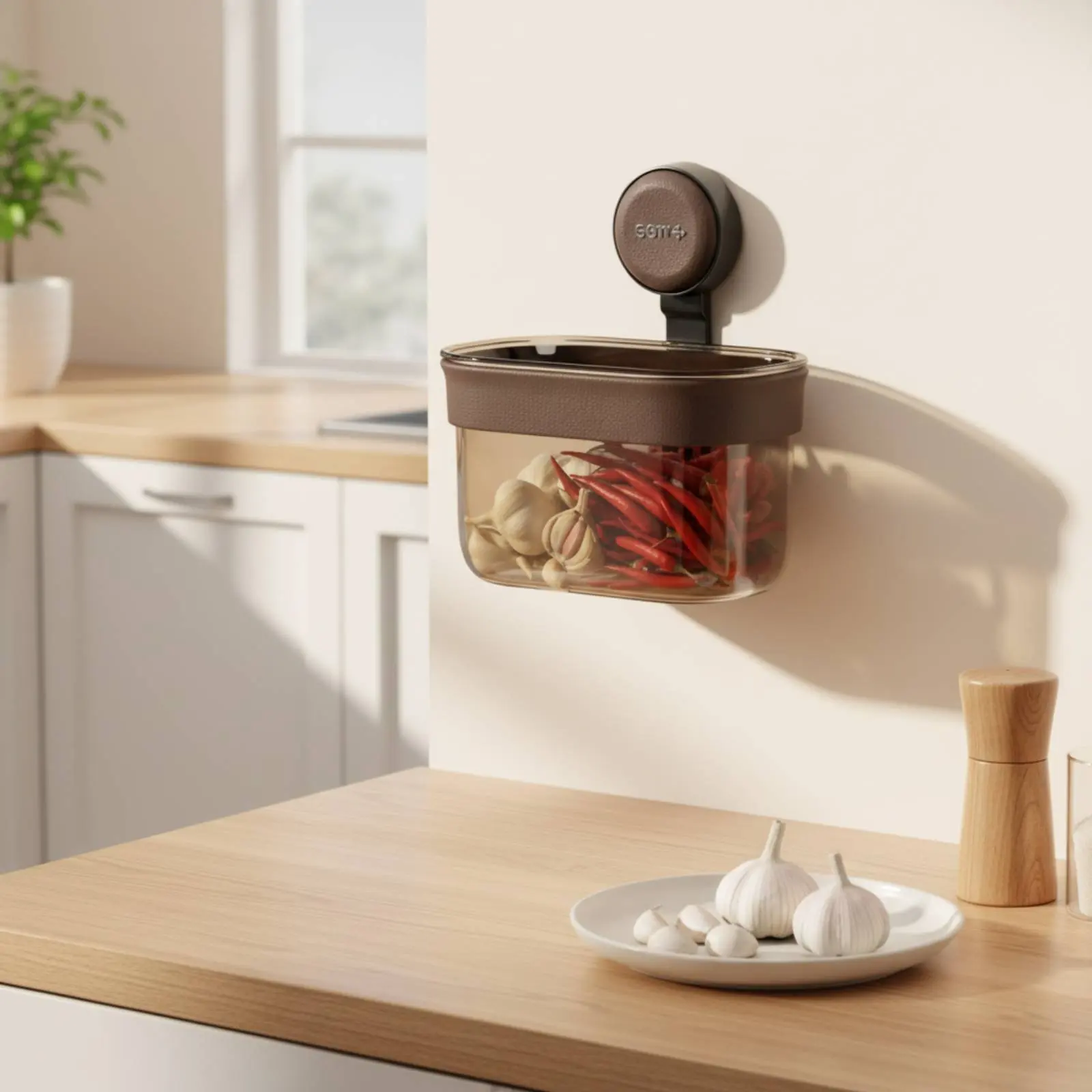 Root Garlic Storage Bin Drainage Design Suction Holder Storage Box Easy-Mount Hanging Basket Ventilated Wall Mounted Seasoning
Root Garlic Storage Bin Drainage Design Suction Holder Storage Box Easy-Mount Hanging Basket Ventilated Wall Mounted Seasoning
